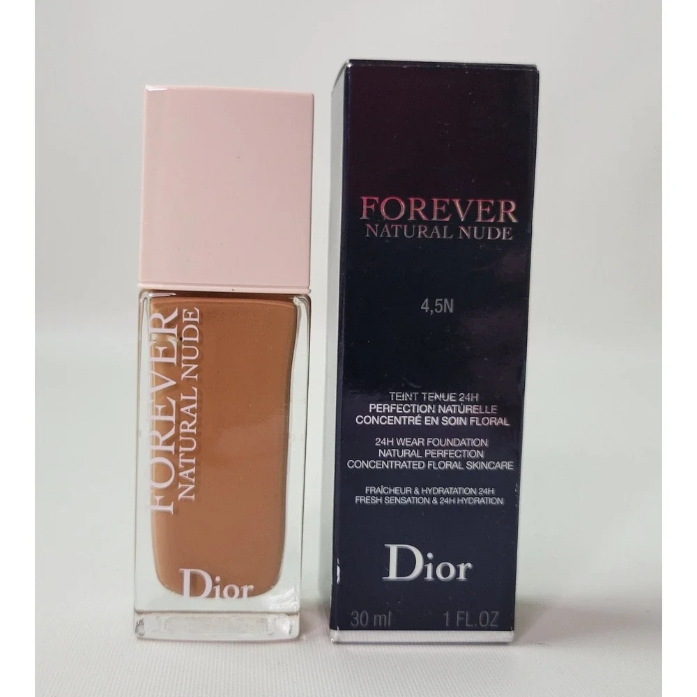 Dior Forever Natural Nude 24H Foundation 4.5N Neutral 30ml 1oz New in Box